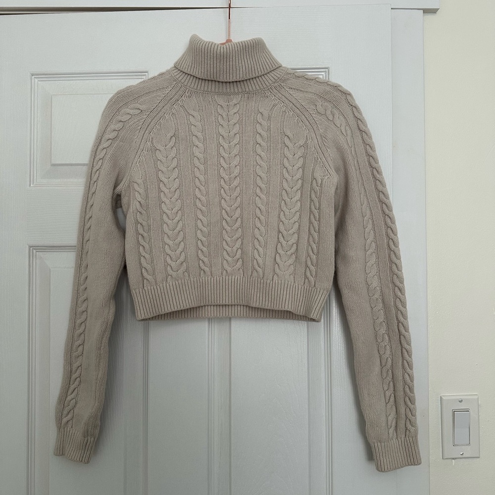 Sunday Best Jones Cable Knit Turtleneck Sweater